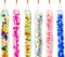 Colorful Flowers 5D Diamond Painting Art Drill Tool Pen Kits Resin Gem Picker for Adults with Pen Tip for Bead Dot Nail Art